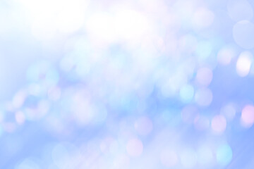 Abstract Motion Blur Blue Background With Soft Focus Bokeh Effect.