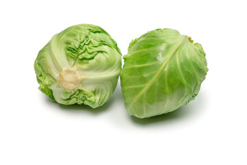Fototapeta premium Cabbage isolated on white background.