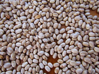 Texture created with beans