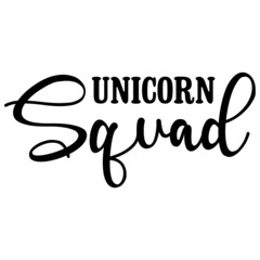 Fototapeta na wymiar Unicorn Squad