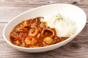 シーフードカレー