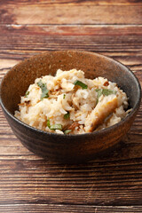 アジの炊き込みご飯