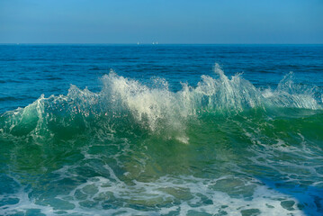 vagues des grandes marées à Saint-Malo