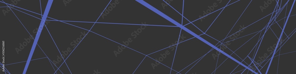 Poster gray banner or background with colored lines. net. 3d rendering.