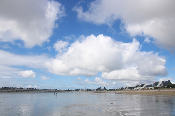 bord de mer en Bretagne dans le Morbihan à Damgan