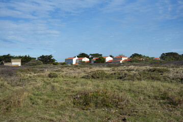 maisons dans les dunes