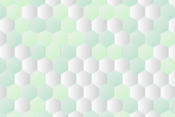 Gradient honeycomb shapes background. Abstract hexagon shapes mosaic pattern texture illustration