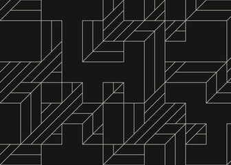 Implementation of Edward Zajec’s “Il Cubo” from 1971. Essentially a Truchet tile set of 8 tiles and rules for placement art illustration