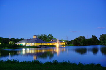 A pond in a community of Florida	