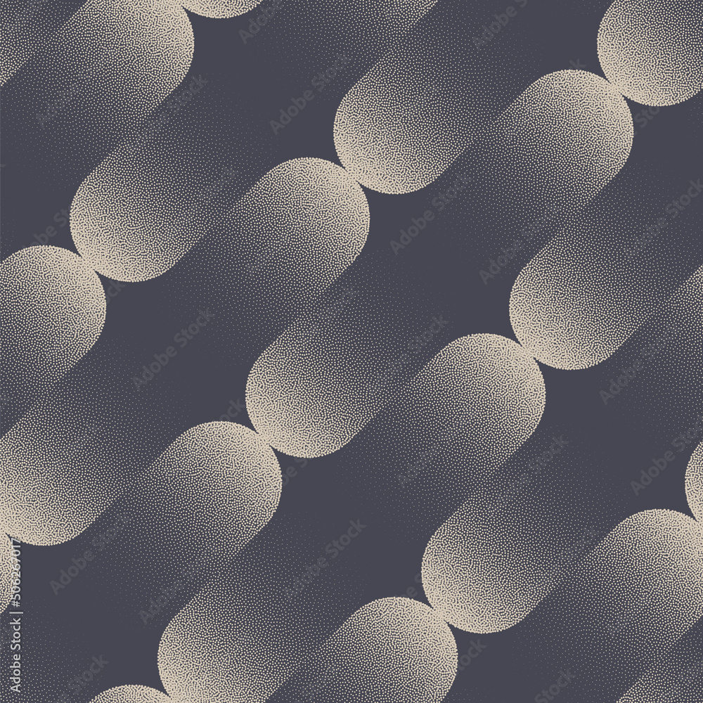 Poster 50s 60s 70s retro fashioned incline seamless pattern vector abstract background. boho style repetiti