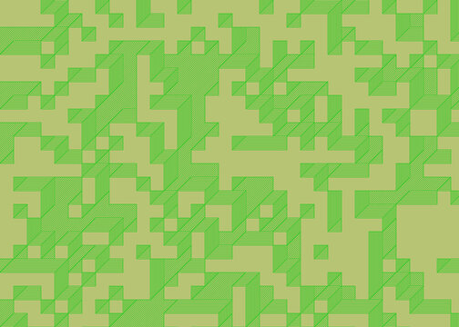 Implementation of Edward Zajec&rsquo;s &ldquo;Il Cubo&rdquo; from 1971. Essentially a Truchet tile set of 8 tiles and rules for placement art illustration