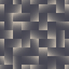 Herringbone Tile Parquet Texture Seamless Pattern Vector Geometric Abstract Background. Classic Rectangular Mosaic Decoration Repetitive Beige Wallpaper. Monochrome Strict Ornament Art Illustration - obrazy, fototapety, plakaty