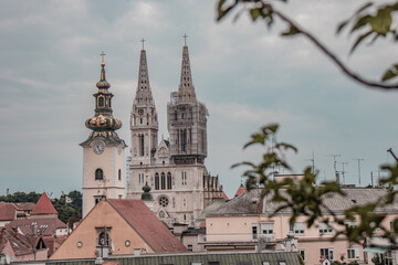 Fototapeta na wymiar Zagreb is the capital of Croatia. It's a beautiful city. 