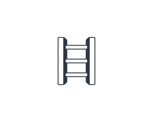 Ladder Vector Isolated Emoticon. Ladder Icon
