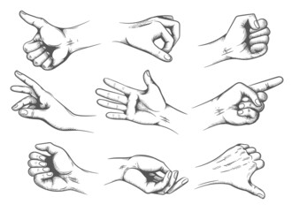 Sketching hand movements