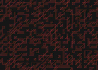 Implementation of Edward Zajec’s “Il Cubo” from 1971. Essentially a Truchet tile set of 8 tiles and rules for placement art illustration