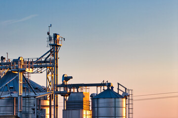 industrial infrastructure metal tanks