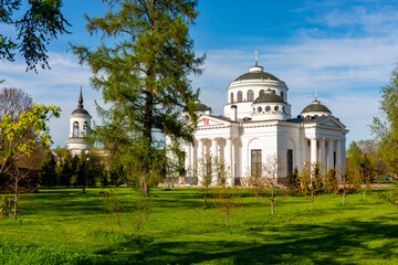 Fototapeta na wymiar Saint Sophia (Ascension) cathedral in Pushkin, Saint Petersburg, Russia