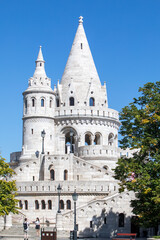 view of Budapest fisherman bastion tourist landmark