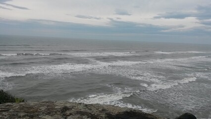 view of the city from the sea