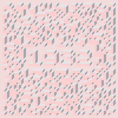 1932 Implementation of Edward Zajec “Il Cubo” from 1971. Essentially a Truchet tile set of 8 tiles and rules for placement art illustration