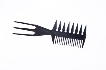 Professional tools from a beauty salon on a white background isolate.