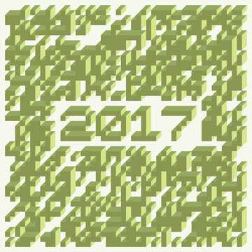 2017 Implementation of Edward Zajec &ldquo;Il Cubo&rdquo; from 1971. Essentially a Truchet tile set of 8 tiles and rules for placement art illustration