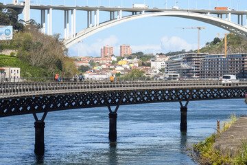 Viaduct Cais das Pedras at Porto