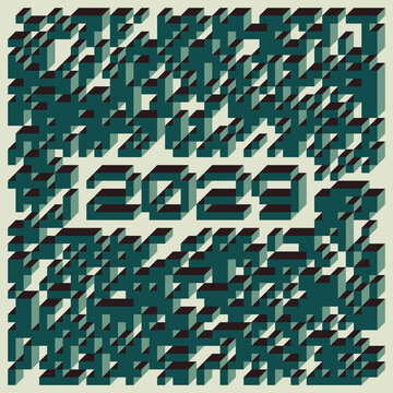 2029 Implementation of Edward Zajec &ldquo;Il Cubo&rdquo; from 1971. Essentially a Truchet tile set of 8 tiles and rules for placement art illustration