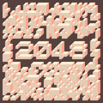 2048 Implementation of Edward Zajec &ldquo;Il Cubo&rdquo; from 1971. Essentially a Truchet tile set of 8 tiles and rules for placement art illustration