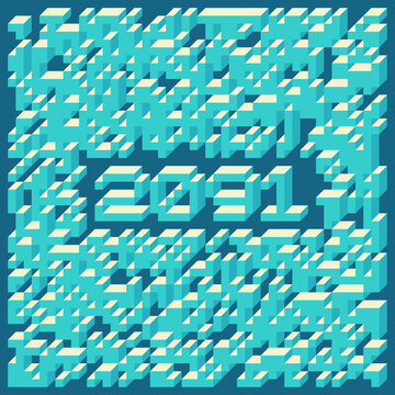 2091 Implementation of Edward Zajec &ldquo;Il Cubo&rdquo; from 1971. Essentially a Truchet tile set of 8 tiles and rules for placement art illustration