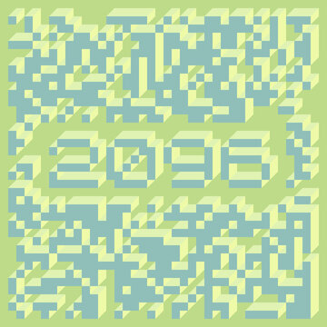 2096 Implementation of Edward Zajec &ldquo;Il Cubo&rdquo; from 1971. Essentially a Truchet tile set of 8 tiles and rules for placement art illustration