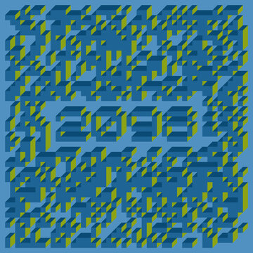 2098 Implementation of Edward Zajec &ldquo;Il Cubo&rdquo; from 1971. Essentially a Truchet tile set of 8 tiles and rules for placement art illustration