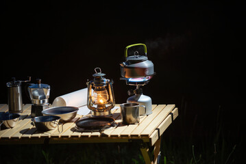 キャンプとランタン