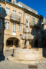 Fototapeta na wymiar Traditional architecture in Lugo in Galicia, Spain