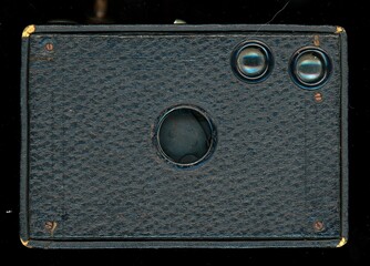camera old vintage 120 pocket isolated on white 1910