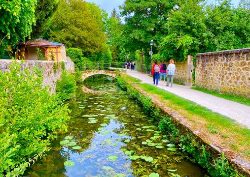 garden in the park in Chevreuse