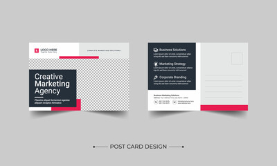 Corporate Professional Business Postcard Design, Corporate postcard template design. Event Card Design, Direct Mail EDDM Template, Invitation Design, Print Ready Corporate Professional Business