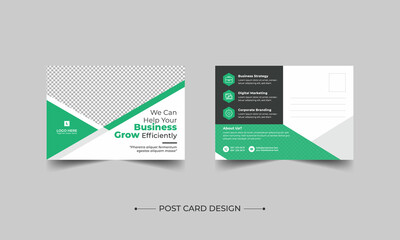Corporate Professional Business Postcard Design, Corporate postcard template design. Event Card Design, Direct Mail EDDM Template, Invitation Design, Print Ready Corporate Professional Business