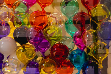 Small glass balloons in Venice