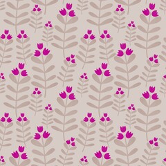 Floral seamless flower pattern for fabrics and textiles and packaging and gifts and cards and linens and kids