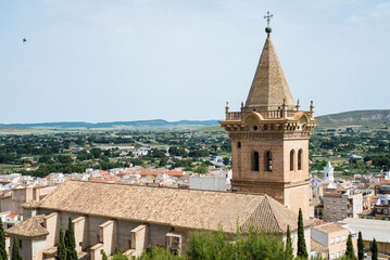 Fototapeta na wymiar Old church and basilica of the Purisima in the city of Yecla, Murcia