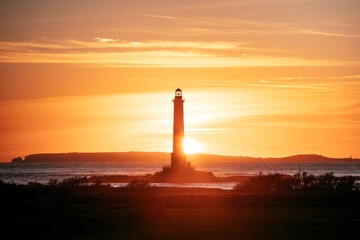 The lighthouse of Goury during the day