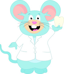 Ratón Perez vector Illustration