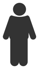 Mister vector illustration. Flat illustration iconic design of mister, isolated on a white background.