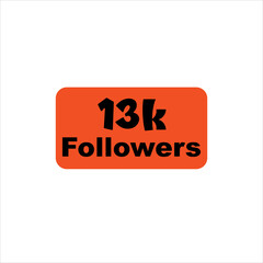 13k followers Orange vector, icon, stamp, logo illustration