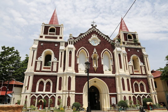 Pfarrkirche Sankt Augustin in Bantay, Provinz Ilocos S&uuml;d, Philippinen