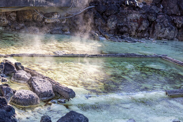 草津温泉の湯畑