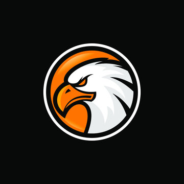 Mascot Head of an Eagle, vector illustration