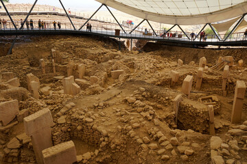 Gobeklitepe The Oldest Temple of the World. Gobekli Tepe is a UNESCO World Heritage site.